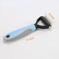 Thumbnail for Two-Sided Pet Dematting Comb – Large, Pink - InspiredGrabs.com