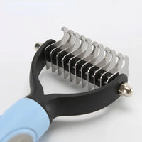 Thumbnail for Two-Sided Pet Dematting Comb – Large, Pink - InspiredGrabs.com