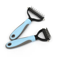 Thumbnail for Two-Sided Pet Dematting Comb – Large, Pink - InspiredGrabs.com