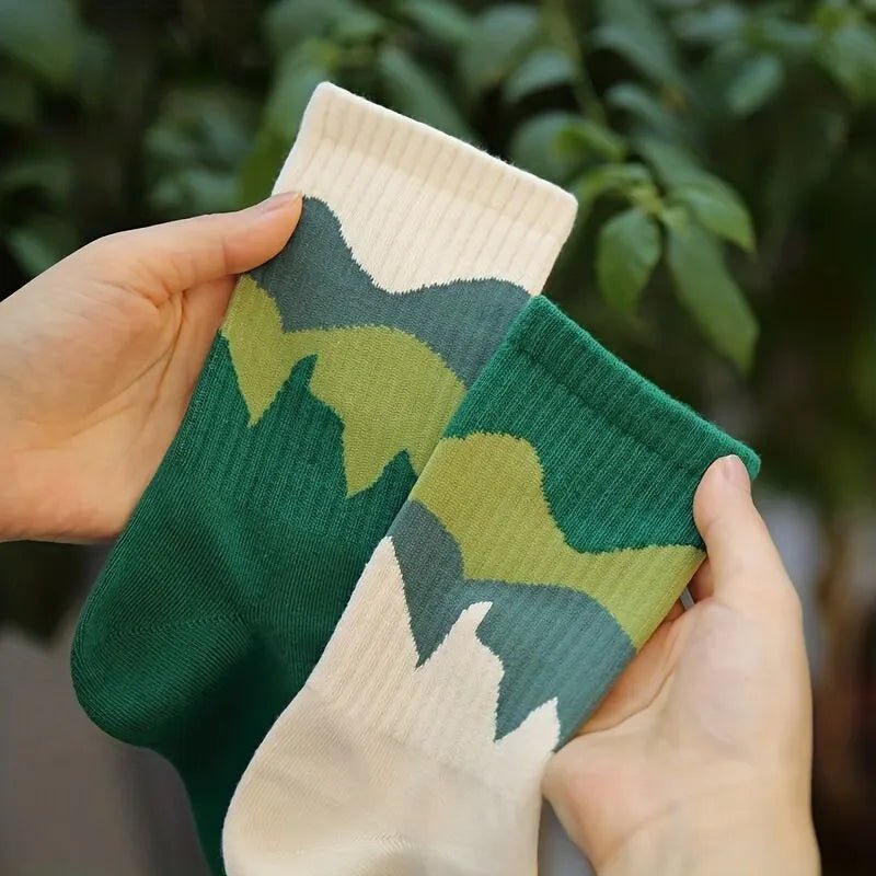 Unisex Graphic Socks - 4 Pairs of Comfort - InspiredGrabs.com