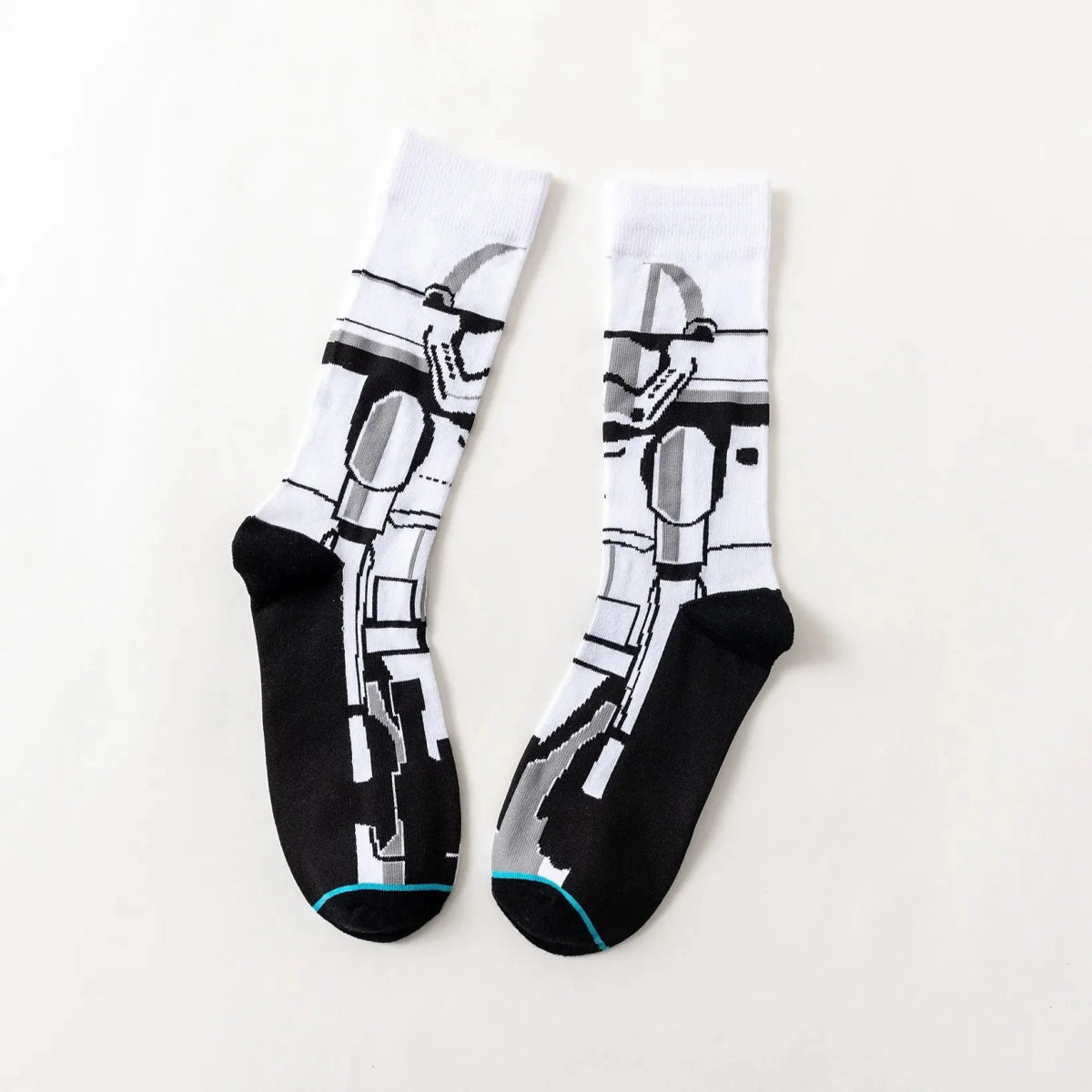 Unisex Graphic Socks - 4 Pairs of Comfort - InspiredGrabs.com