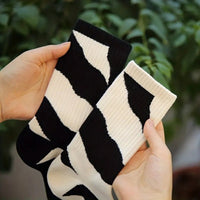 Thumbnail for Unisex Graphic Socks - 4 Pairs of Comfort - InspiredGrabs.com