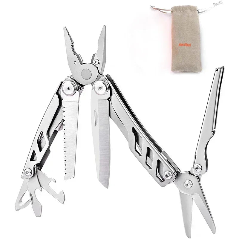 Universal 16-in-1 Folding Multi-Tool Pliers with Safety Lock - InspiredGrabs.com