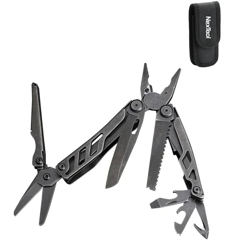 Universal 16-in-1 Folding Multi-Tool Pliers with Safety Lock - InspiredGrabs.com