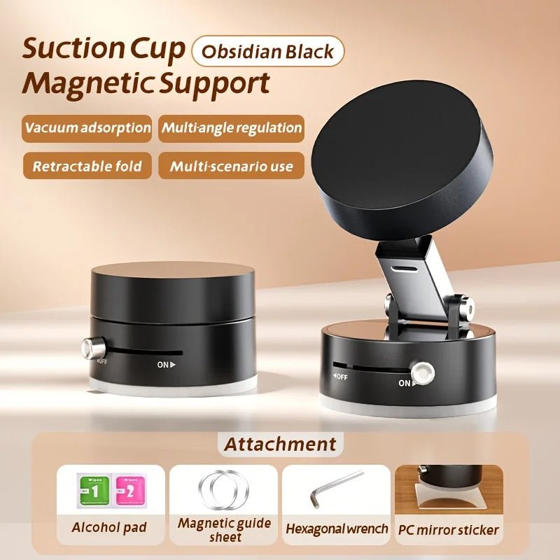 Universal Vacuum Magnetic Suction Phone Holder - InspiredGrabs.com