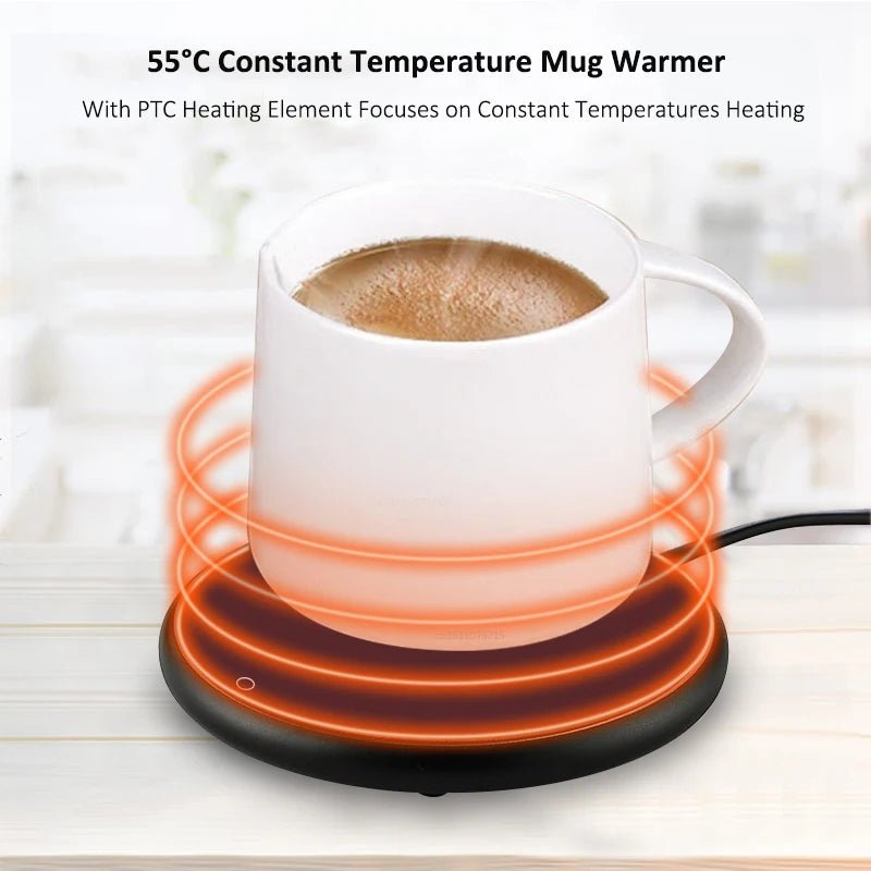 USB Electric Mug Warmer for Coffee, Tea, and Milk - InspiredGrabs.com
