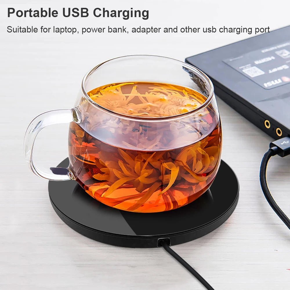 USB Electric Mug Warmer for Coffee, Tea, and Milk - InspiredGrabs.com