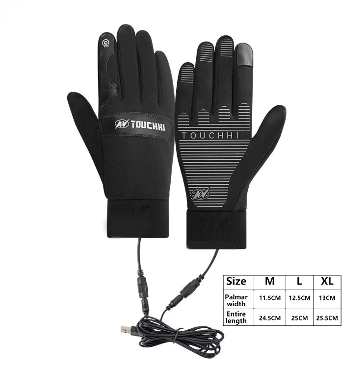 USB Heated Touchscreen Gloves - Ultimate Winter Warmth - InspiredGrabs.com