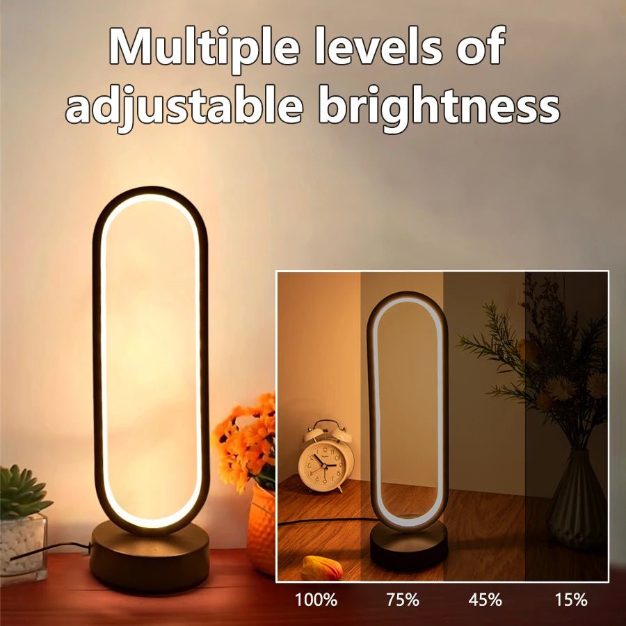 USB Ring Lamp - Adjustable 3 - Color Night Light - InspiredGrabs.com