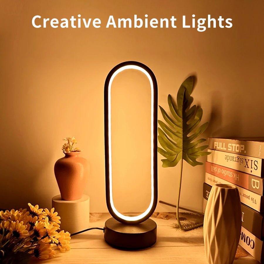 USB Ring Lamp - Adjustable 3 - Color Night Light - InspiredGrabs.com