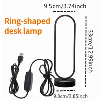 Thumbnail for USB Ring Lamp - Adjustable 3 - Color Night Light - InspiredGrabs.com