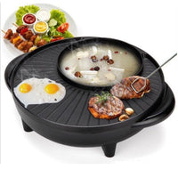 Thumbnail for Versatile Electric Pot and Grill Combo - InspiredGrabs.com