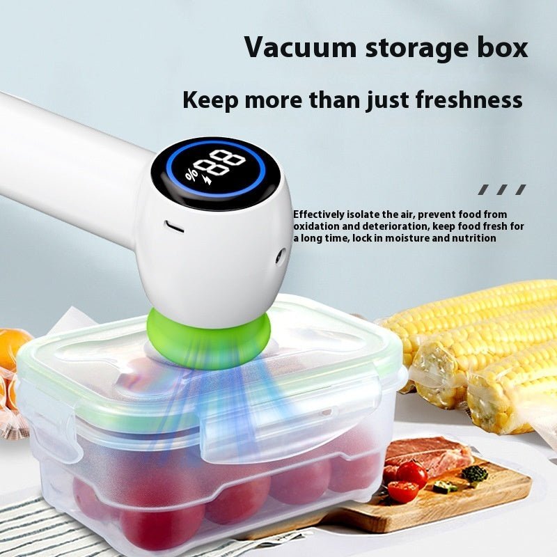 Versatile Handheld Vacuum Sealer for Freshness Preservation Package - InspiredGrabs.com