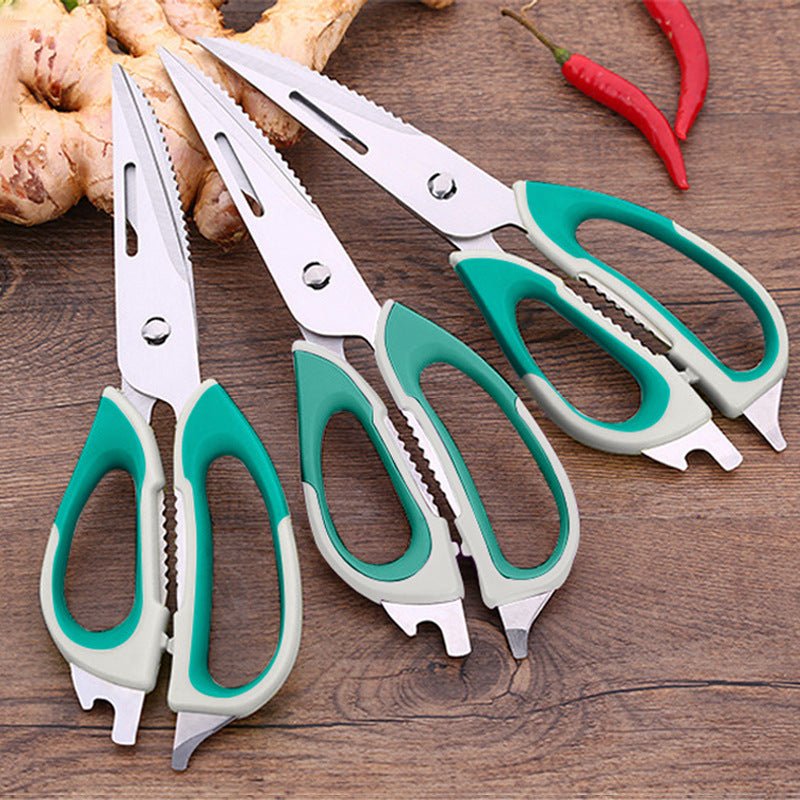 Versatile Stainless Steel Seafood and Poultry Scissors for Household Use - InspiredGrabs.com