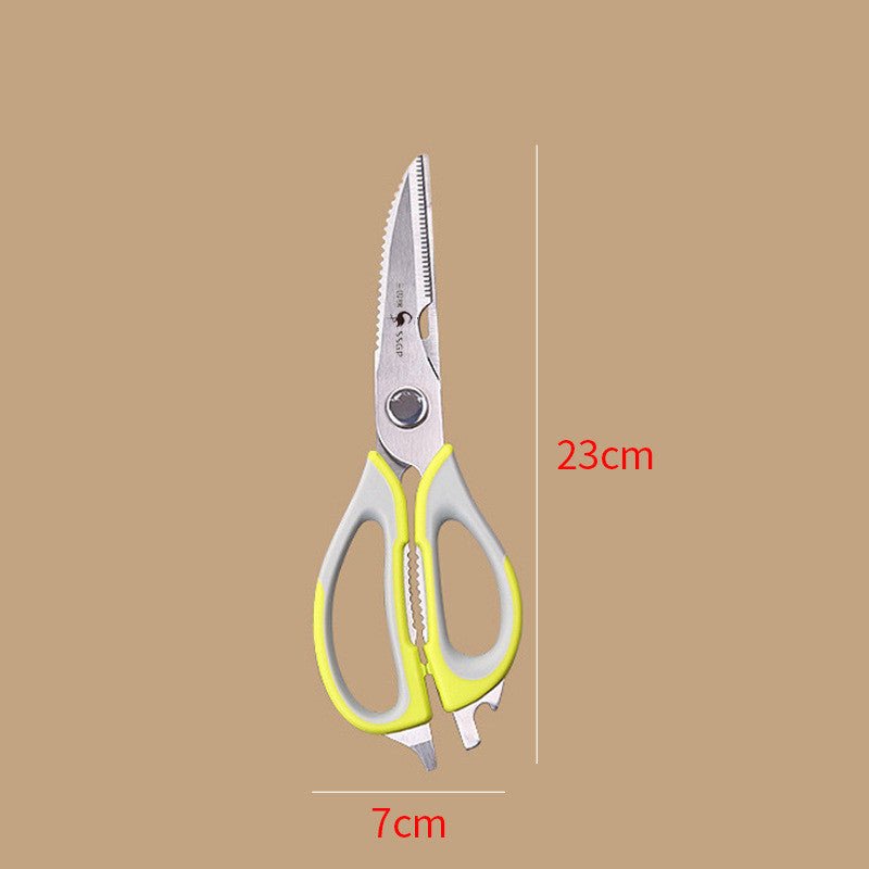 Versatile Stainless Steel Seafood and Poultry Scissors for Household Use - InspiredGrabs.com