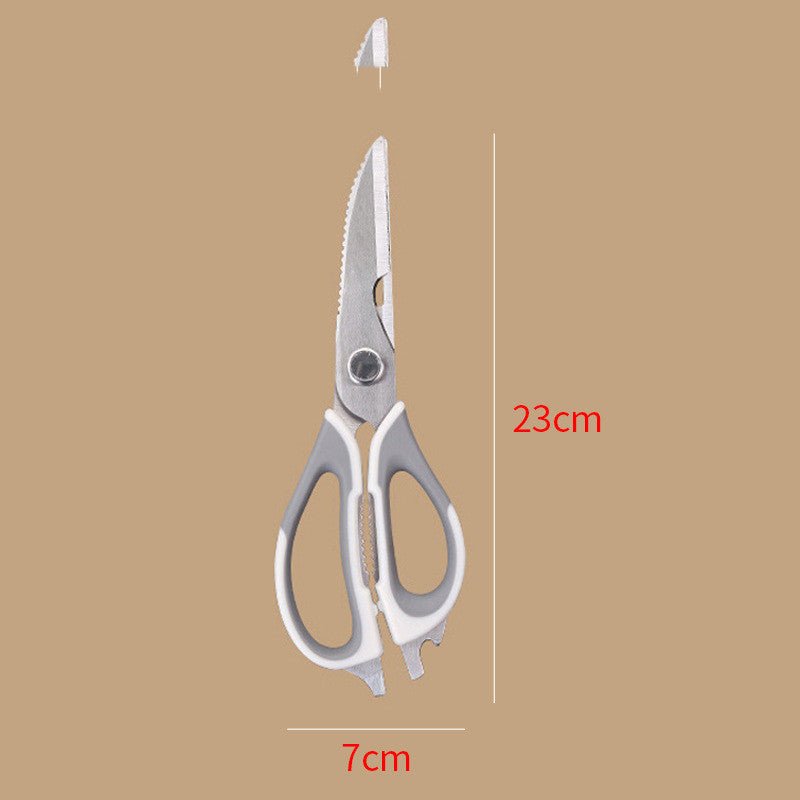 Versatile Stainless Steel Seafood and Poultry Scissors for Household Use - InspiredGrabs.com