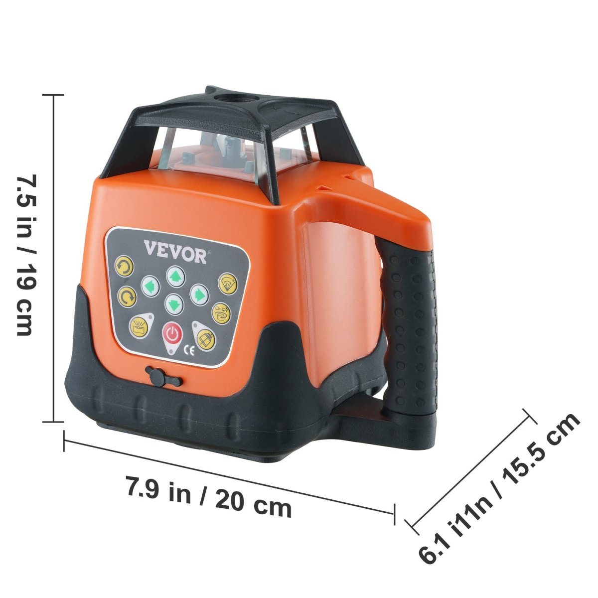 VEVOR 2000ft Rotary Laser Level - Self Leveling - InspiredGrabs.com