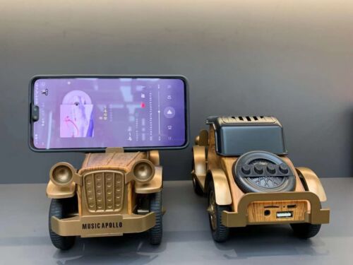 Vintage Bluetooth Speaker & FM Radio - Retro Style - InspiredGrabs.com