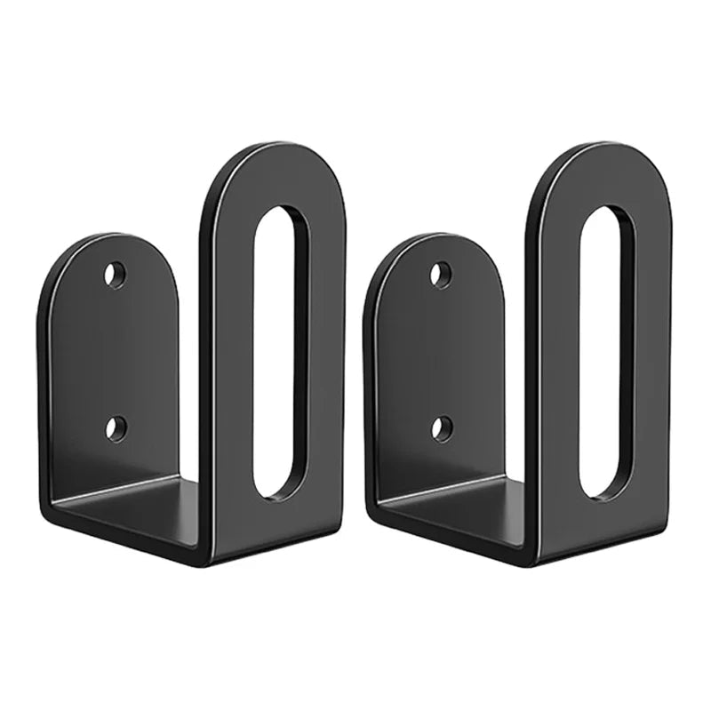 Wall-Mount Router Support Brackets – Gray, 2 Pieces - InspiredGrabs.com