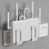 Thumbnail for Wall-Mount Router Support Brackets – Gray, 2 Pieces - InspiredGrabs.com