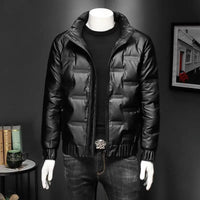 Thumbnail for Warm Stylish Down Cotton Coat for Men - InspiredGrabs.com