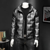 Thumbnail for Warm Stylish Down Cotton Coat for Men - InspiredGrabs.com