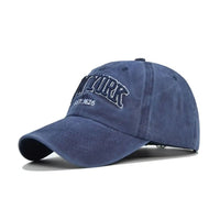 Thumbnail for Washed Denim Baseball Cap – Distressed Adjustable Unisex Hat - InspiredGrabs.com