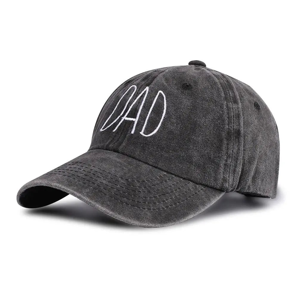 Washed Denim Baseball Cap – Distressed Adjustable Unisex Hat - InspiredGrabs.com