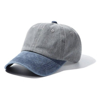 Thumbnail for Washed Denim Baseball Cap – Distressed Adjustable Unisex Hat - InspiredGrabs.com