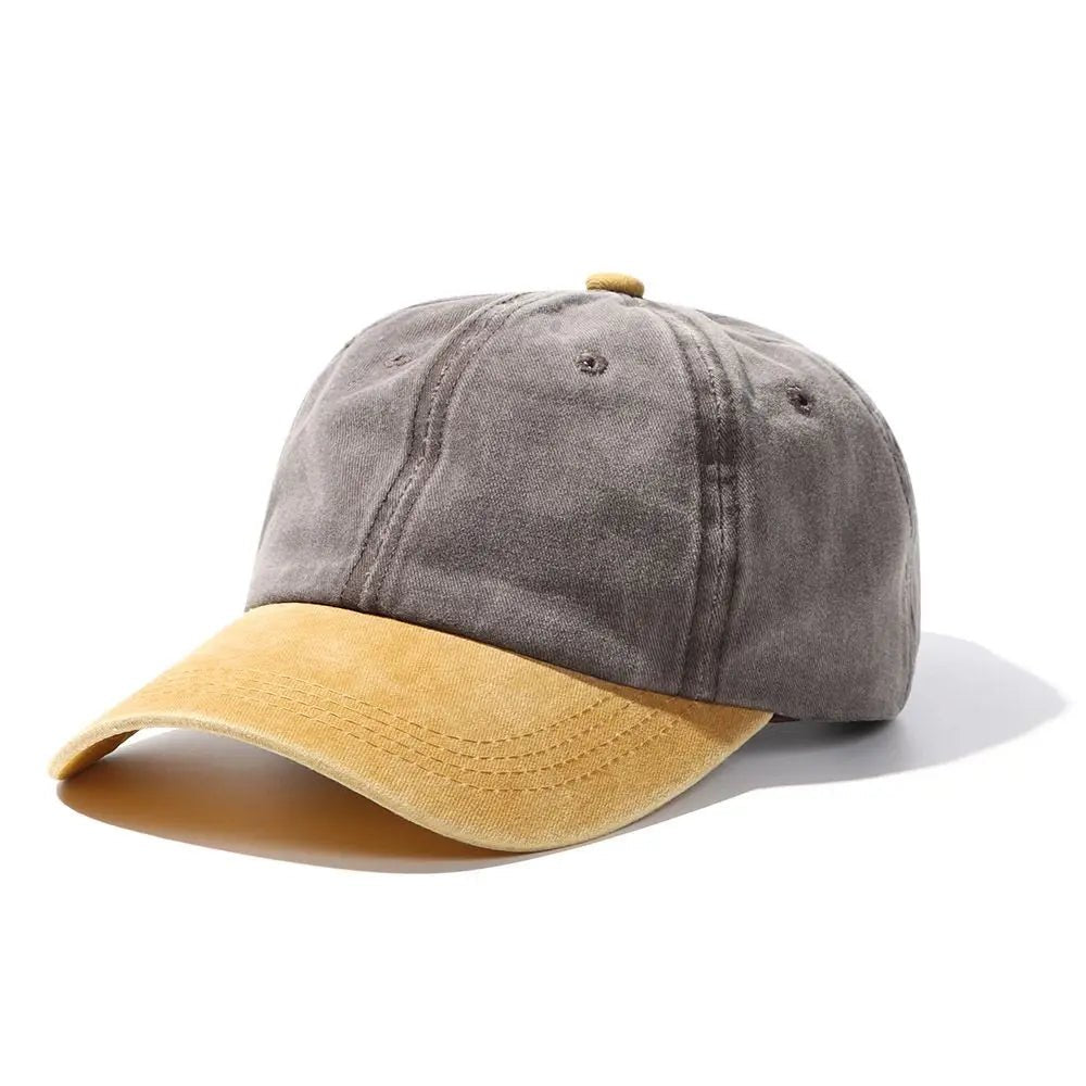 Washed Denim Baseball Cap – Distressed Adjustable Unisex Hat - InspiredGrabs.com