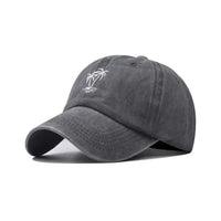 Thumbnail for Washed Denim Baseball Cap – Distressed Adjustable Unisex Hat - InspiredGrabs.com