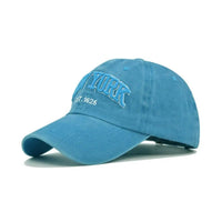 Thumbnail for Washed Denim Baseball Cap – Distressed Adjustable Unisex Hat - InspiredGrabs.com
