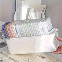 Thumbnail for White Plastic Storage Bins, Set of 4 - InspiredGrabs.com