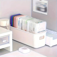 Thumbnail for White Plastic Storage Bins, Set of 4 - InspiredGrabs.com