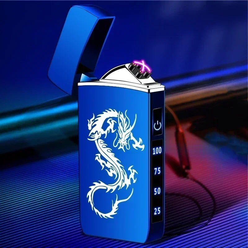 Windproof LED Touch Ignition Electric Lighter - InspiredGrabs.com