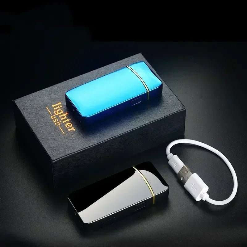 Windproof LED Touch Ignition Electric Lighter - InspiredGrabs.com