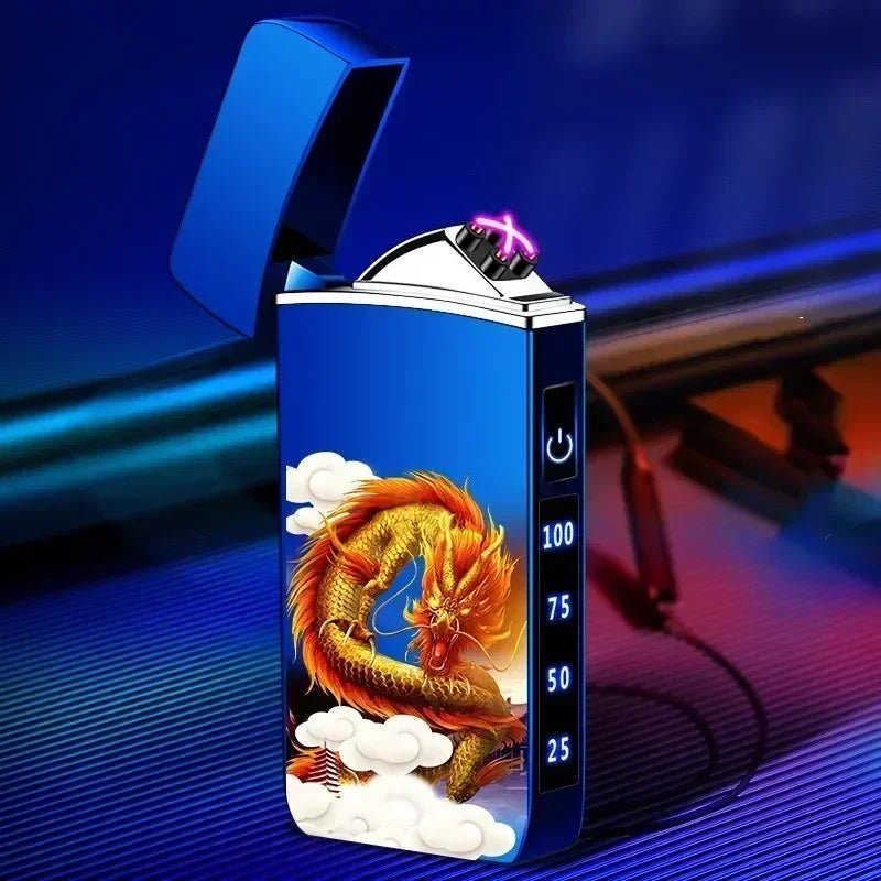 Windproof LED Touch Ignition Electric Lighter - InspiredGrabs.com