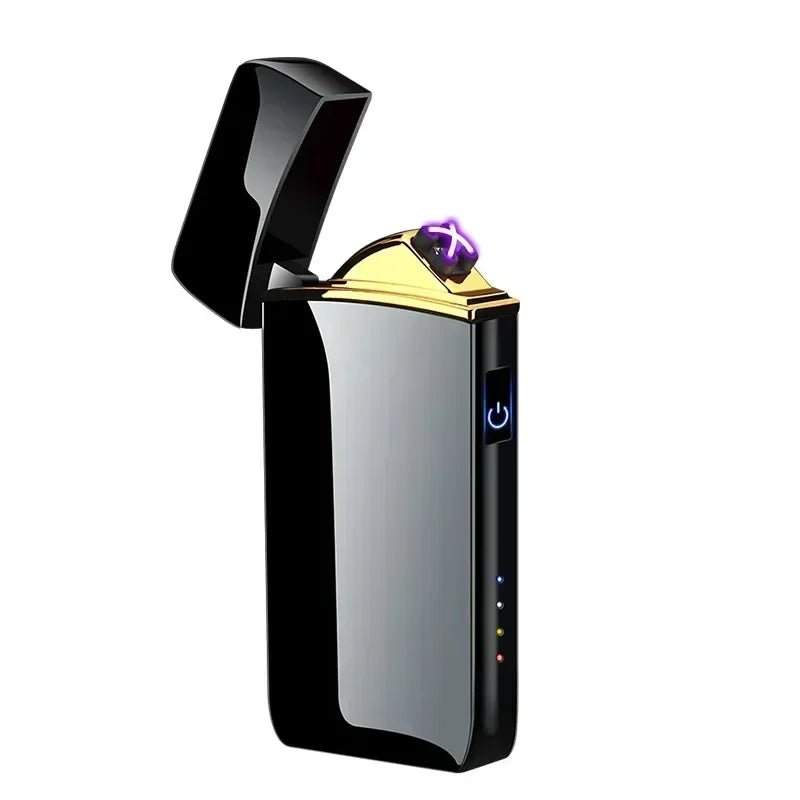 Windproof LED Touch Ignition Electric Lighter - InspiredGrabs.com