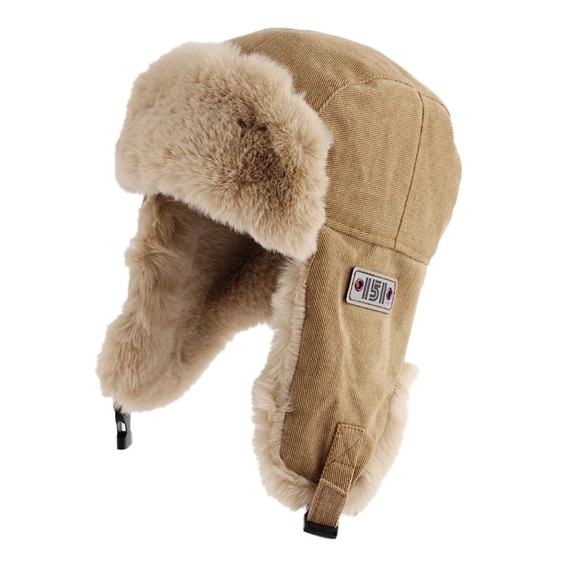 Winter Ushanka Trapper Hat – Russian Style Bomber Hat for Men & Women - InspiredGrabs.com