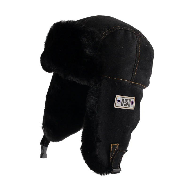 Winter Ushanka Trapper Hat – Russian Style Bomber Hat for Men & Women - InspiredGrabs.com