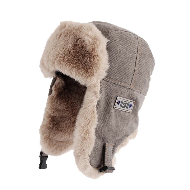 Winter Ushanka Trapper Hat – Russian Style Bomber Hat for Men & Women - InspiredGrabs.com