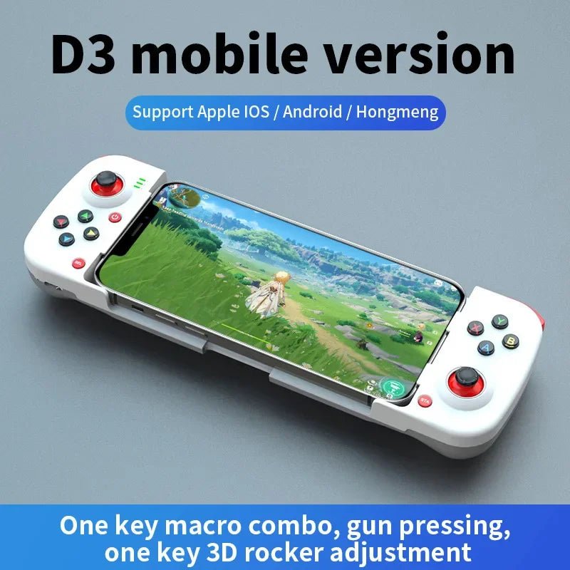 Wireless Bluetooth 5.0 Stretchable Mobile Game Controller for Android & iOS - InspiredGrabs.com