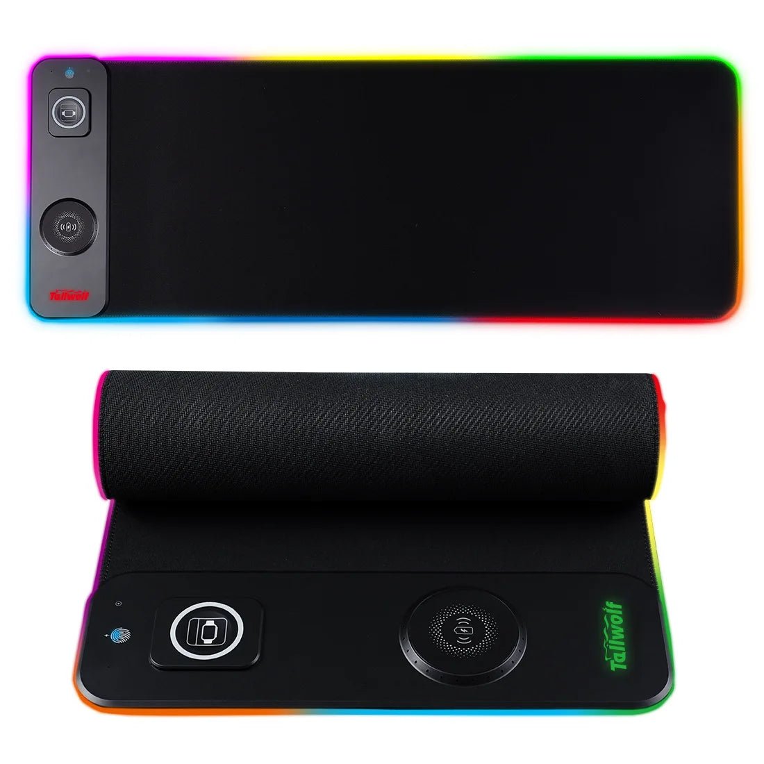 Wireless Charging RGB Luminous Mouse Pad – Phone Charger & Gaming Mat - InspiredGrabs.com
