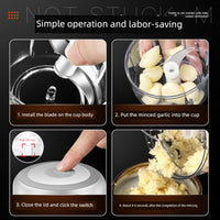 Thumbnail for Wireless Electric Garlic Press - Effortless Mincing - InspiredGrabs.com