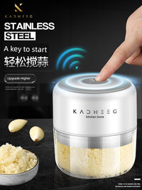 Thumbnail for Wireless Electric Garlic Press - Effortless Mincing - InspiredGrabs.com