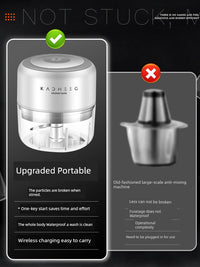 Thumbnail for Wireless Electric Garlic Press - Effortless Mincing - InspiredGrabs.com
