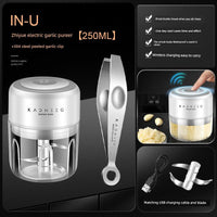 Thumbnail for Wireless Electric Garlic Press - Effortless Mincing - InspiredGrabs.com
