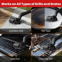 Thumbnail for Wireless Electric Rotary BBQ Grill Brush – Stainless Steel Barbecue Cleaning Brush - InspiredGrabs.com
