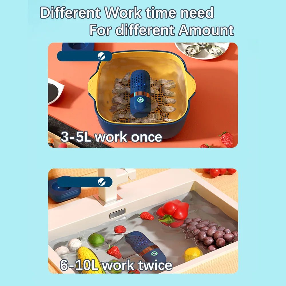 Wireless Fruit & Vegetable Purifier with OH - Ion Cleaning Technology – Rechargeable Food Cleaning Machine - InspiredGrabs.com