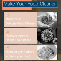 Thumbnail for Wireless Fruit & Vegetable Purifier with OH - Ion Cleaning Technology – Rechargeable Food Cleaning Machine - InspiredGrabs.com